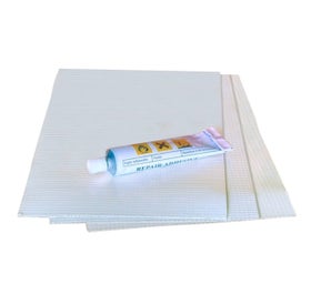 6" x 6" White Vinyl Tent Patch Kit