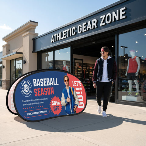 Custom Pop-Up A-Frame Banner