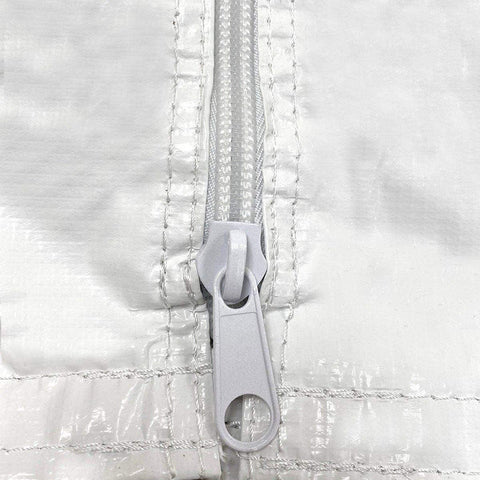 8' x 20' High Peak Frame Party & Canopy Tent Premium Blockout Solid Sidewall w/ Zipper Door