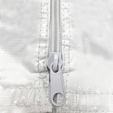 7' x 20' Standard Solid Sidewall with Zipper Door
