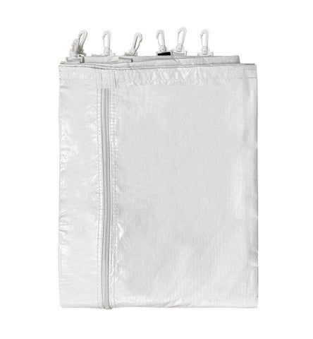 8' x 20' High Peak Frame Party & Canopy Tent Premium Blockout Solid Sidewall w/ Zipper Door