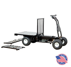 Electric Powered Ride On Cart with 10 cu. ft. Utility Hopper