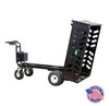 Image of Electric Power Utility Wagon with 13 Cu. Ft. Metal Hopper