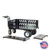 Image of Electric Power Utility Wagon with 13 Cu. Ft. Metal Hopper