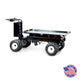 Electric Flatbed Wagon with 4WD, Power Dump and Extended Range Battery
