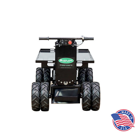 Electric Flatbed Wagon with 4WD, Power Dump and Extended Range Battery