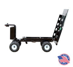 Electric Flatbed Wagon with 4WD and Extended Range Battery