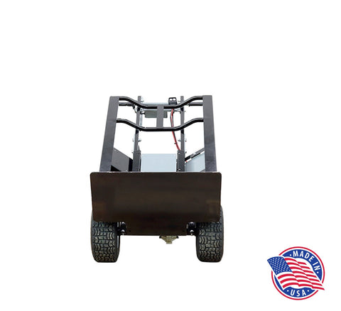 Mega Herc Electric Powered Hand Truck Cart w/ 50ft Synthetic Cable Winch Kit