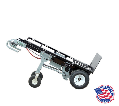 Mega Herc Electric Powered Hand Truck Cart w/ 50ft Synthetic Cable Winch Kit