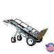 Mega Herc Electric Powered Hand Truck Cart w/ 50ft Synthetic Cable Winch Kit