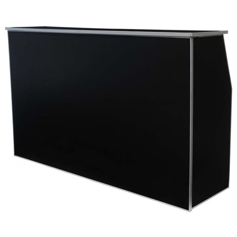 72" Portable Folding Bar, Black Marble