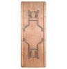 Image of 72" Rectangle Wood Folding Banquet Table Rubber Edge