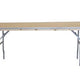 72" Rectangle Seminar Wood Folding Table