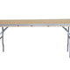 72" Rectangle Seminar Wood Folding Table