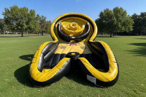 Bullseye Ball (Yellow) | Commercial Inflatable Interactive Game IG5327-Y
