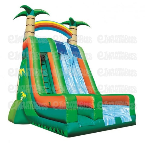 32'H Tropical Dual Lane Slide by eInflatables