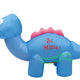 7' Air Blown Inflatable Blue Valentines Day Dinosaur