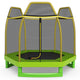 5 Feet Kids 3-in-1 Game Trampoline with Enclosure Net Spring Pad by Costway