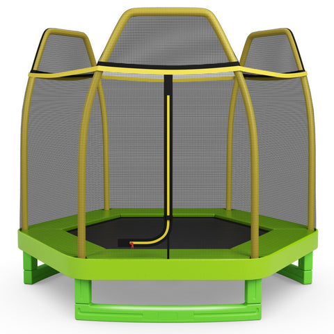 7 Feet Kids Recreational Bounce Jumper Trampoline by Costway