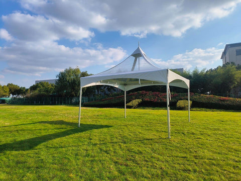 15' x 15' Premium High Peak Frame Tent - Clear