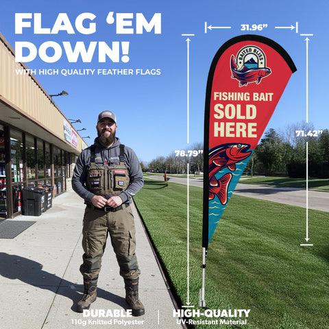 Custom Teardrop Banner Flag