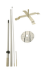 Image of 7ft Teardrop Flag Hardware