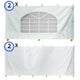 10' x 10' Party & Canopy Tent Premium Blockout Sidewall Kit