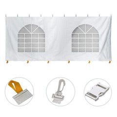40' x 40' Party & Canopy Tent Premium Blockout Sidewall Kit
