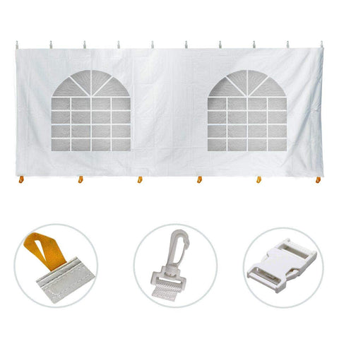 40' x 80' Party & Canopy Tent Premium Blockout Sidewall Kit