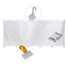 Image of 40' x 100' Party & Canopy Tent Premium Blockout Sidewall Kit