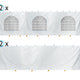 30' x 30' Party & Canopy Tent Premium Blockout Sidewall Kit