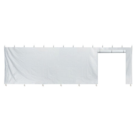 7' x 30' Blockout Sidewall with Zipper Door