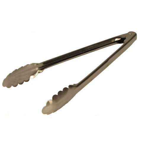 12" Stainless Steel Hotdog Tongs