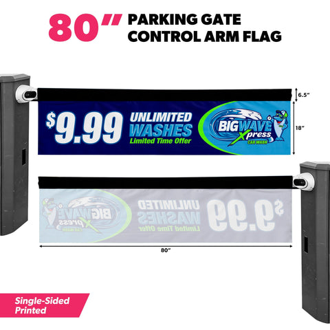 Custom Gate Arm Flags