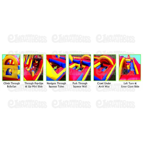 Inflatable Obstacle Course Turbo Rush 360 eInflatables