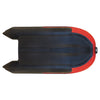 Image of 12.5 ft Red and Black Inflatable Boat with Aluminum Floor by Aleko