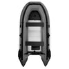 Image of 12.5 ft Gray Inflatable Boat with Aluminum Floor by Aleko