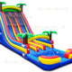 21'H Front Load Tropical Water Slide by Bouncer Depot