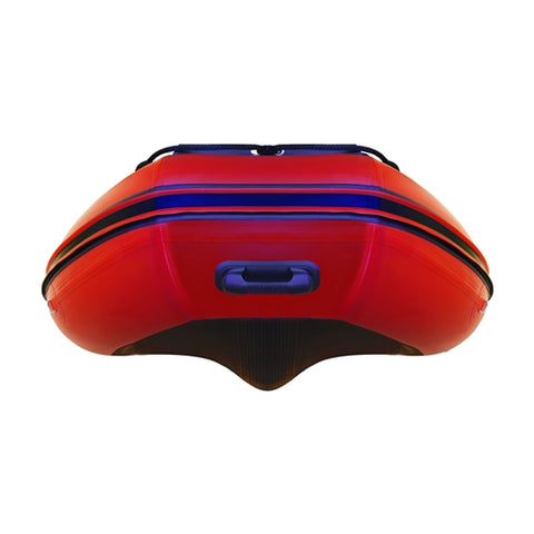 Inflatable Boat with Aluminum Floor - 10.5 ft - Red and Black by Aleko