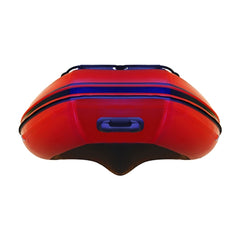 Inflatable Boat with Aluminum Floor - 10.5 ft - Red and Black by Aleko