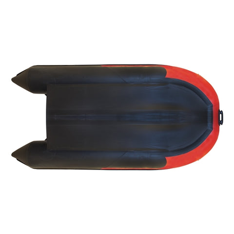 Inflatable Boat with Aluminum Floor - 10.5 ft - Red and Black by Aleko