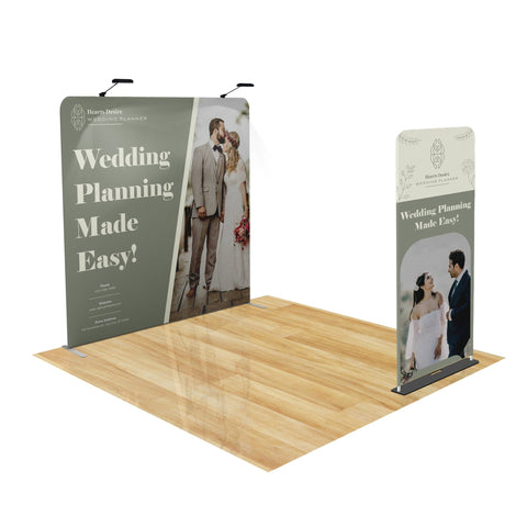 Tension Fabric Trade Show Display with Portable Banner