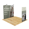 Image of Tension Fabric Trade Show Display with Portable Banner