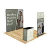 Image of Tension Fabric Trade Show Display with Portable Banner