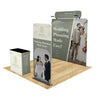 Image of Tension Fabric Trade Show Display with Portable Banner