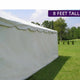 Moose Supply 20' x 30' Heavy-Duty Economy Sidewall Kit for 8' Tent Sides
