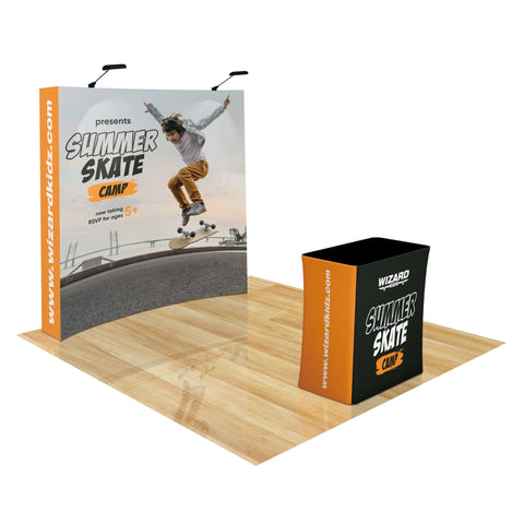 Curved Pop Up Trade Show Display