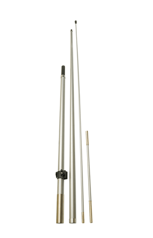Fiberglass 3-Piece Feather Flag Pole Set