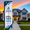 Image of Custom Rectangle Flag Banner