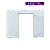 Image of 8' x 10' Party & Canopy Tent Standard Sidewall with Zipper Door